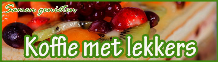 Ontvangst koffie met gebak NH groepsuitje